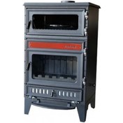 Resim Sabah S107 Fırınlı Döküm Şömine Soba Odun Kömür Sobası 