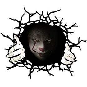 Resim Yuntech01 Halloween Korku Temalı Pvc Araba Sticker - 30x25cm Siyah Pencere/duvar Dekoru Dış 