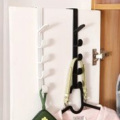Resim 5'li Çekmeceli Çok Fonksiyonlu Giysi Askısı, Kolay Kurulum, Koşullar, Havlu, Şapka, Çanta için Depolama - Yatak Odası, Banyo, Uygulama Çekmeceleri, Giysi Askıları için İdeal 
