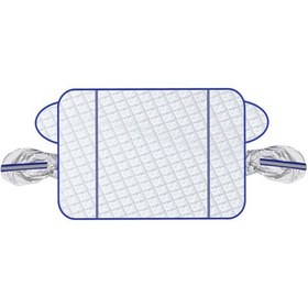 Resim Youtek Kışlık Araç Cam Kapağı: Manyetik Güneşlik Ve Kar Örtüsü, 145x105cm, Gümüş Renk, Hafif Ve Taşınabilir. 