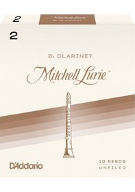Resim D'addario Rml10bcl200 Mitchell Lurie Bb Klarnet Kamışı No: 2.0 Başlangıç/eğitim - 10'lu Paket Başlangıç Seviyesi İçin Rahatlık Ve Kolay Ses Üretimi 