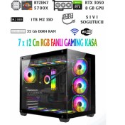 Resim Ramtech Aquarium X40 Ryzen 7 5700X / Rtx 3050 8gb / 32GB Ram / 1tb M2 Nvme / Sıvı Soğutmalı Oyuncu Bilgisayarı 