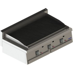 Resim seamac 700 Seri Gazlı Amerikan Izgara Döküm Su Çekmeceli 120x70 cm 