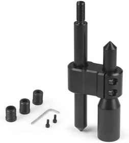 Resim M10x1.5 Alüminyum Araba H Tipi Vites Topuzu Uzatma Ayarlanabilir Genişletici Vites Değiştirici Üç Adaptörleri ile Parçaları Aksesuarları 