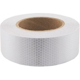 Resim Carub Fosforlu Bant 5Cm Beyaz Petekli 