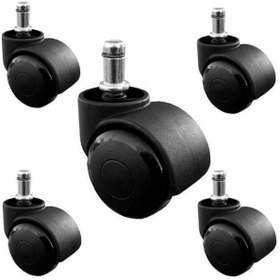 Resim Neler Geldi Neler Tekerlek Ofis Koltuğu Tekerleği Koltuk Tekeri 5 Li Set Sandalye Tekerleği Dönerli Tekerlek 