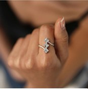 Resim Tria Zikzak Baget Pırlanta Yüzük 