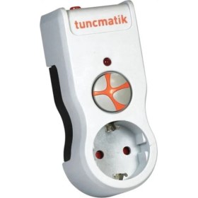 Resim Tunçmatik Akım Korumalı Priz Tekli Beyaz Çok Güvenli Priz Priz 