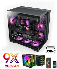 Resim Zeiron GTA-VI X32 Black Ryzen 7 5700X 32GB RAM 1TB M.2 NVMe SSD 8GB GDDR7 RTX5060 Premium Masaüstü Bilgisayar 