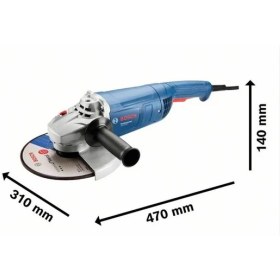 Resim Bosch Gws 2000-230 P Büyük Taşlama Makinesi 2000 Watt 230 mm 