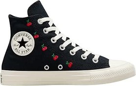 Resim Converse Erkek Ox Chuck 70 Spor Ayakkabı, Siyah/Beyaz/Kırmızı, 10.5 Women/8.5 Men 