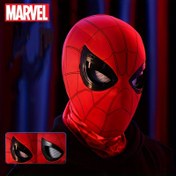 Resim 1 Adet MARVEL Örümcek Adam Tam Yüz Maskesi - ABS Malzeme, Hafif ve Rahat, Güç Gerektirmez, Canlı Kırmızı & Siyah Ağı Tasarımı ile Cadılar Bayramı, Doğum Günleri, Noel Kostümleri için - Süper Kahraman Parti Aksesuarı, Süper Kahraman Dekorasyonu, Kadınlar İçin Uygun 