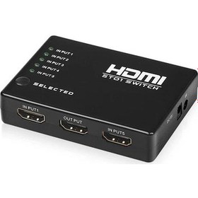 Resim Net-X NT-213 3 Port HDMI Swıtch Kumandalı 