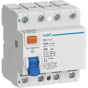 Resim Chint 397616 Nl1 4X80A 30MA 6ka Kaçak Akım Rölesi Ac Tip 