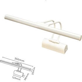 Resim Ucuz Geldi Beyaz Ayna Üstü Led Banyo Aplik Duvar Ayna Resim Tablo Gün Işığı Led Banyo Apliği 