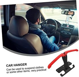 Resim CALLARON 1pc Tekli Araba Giysi Askısı Güvenlik Korkuluğu Amaçlı Koltuk Arkası Askı 