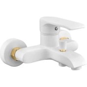 Resim Vilas Emma Beyaz Gold Mix Duş Banyo Bataryası 