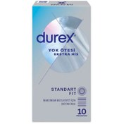 Resim Durex Yok Ötesi Ekstra İnce Ekstra His 10'lu Prezervatif 