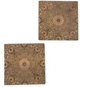 Resim Bardak Altlığı Model -30 Kahverengi 