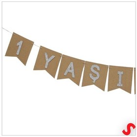 Resim 1 Yaşımdayım Kraft Banner - 180 Cm 0-99 