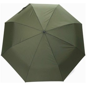 Resim Parachase Premium Ahşap Kavrama Büyük Boy Otomatik 3 Kademeli Şemsiye - Özel Kılıflı Yeşil 