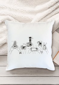 Resim Yaprak Hediyelik Gazeteciler Ve Basın Bayramı Tasarımlı Yastık 