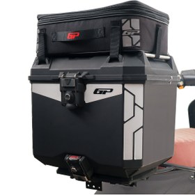 Resim GP KOMPOZİT GP Kompozit KMSC05 Universal Motosiklet Çanta Üstü Kumaş Çanta Siyah 