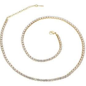 Resim Chavin Gold Kap. 3Mm. Su Yolu Taşlı Kadın Kolye Zincir Ek18Sr-3 