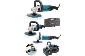 Resim Graizer Alman 2600 Watt 6 Kademe Devir Ayarlı Polisaj Zımpara Pasta Cila Makinesi Mavi 