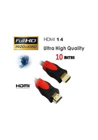 Resim Speeduf 4241 Örgülü Hdmi Kablosu 10 Metre Lcd Laptop Tv Görüntü Kablo Ps3 Ps4 Xboxu 