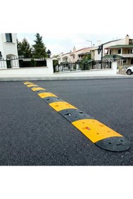 Resim İleri Trafik Kauçuk Destekli Yol Kasisi 10 Metre Set 
