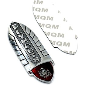 Resim BsElektronik Etiketçilere Özel İthal Direk Arma Plymouth Tasarım Yapışkanlı Model 12x4 cm 