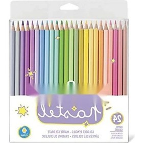 Resim 24'lü Pastel Renk Kuru Boya Kalemi - Yaratıcılığınızı Konuşturun 103 Ivory 