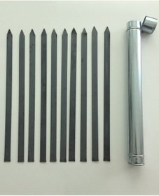 Resim 10 Adet Adana Kebap Beyti Şişi Boy:60 Cm-En:2.5 Cm - Şiş Kabı 