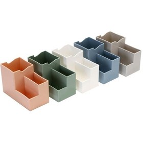 Resim Springsun Çok Amaçlı Masaüstü Kalemlik - Yapışkan Not Tepsili & Telefon Standı Ev Ofis Okul Diğer 