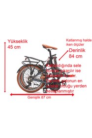 Resim Carraro Flexi 121v 21 Vites Katlanır Bisiklet 