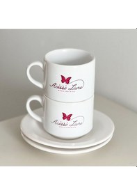 Resim Butik-gamze12 Sevgili 2 Adet Kahfe Finçanı Beyaz 