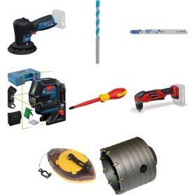 Resim Bosch Gpx 12V-125 Polisaj Makinesi... +7 Parça Yapı Seti 