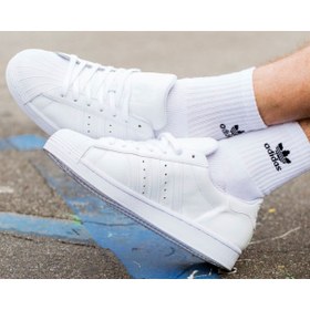 Resim adidas Superstar Unisex Günlük Ayakkabı Sneaker Beyaz 