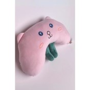 Resim Ecrou Kawai Kedi Kafaya Geçirilebilen Peluş 25 cm Pembe 