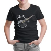 Resim Lordd T-Shirt Gitar - Gibson 1 Siyah Çocuk Tshirt 