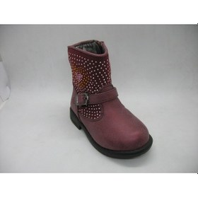 Resim Pink Step 5219 Rozy Taşlı Kız Çocuk Bot Bordo 