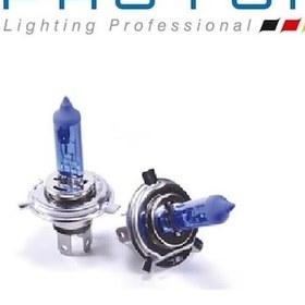 Resim H4 Xenvısıon Beyaz Işık Halojen Oto Ampul Photon Ph5504Dv 