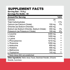 Resim Essential Amino Acids - 50 Servis / Tart Cherry 