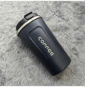 Resim 304 L Çelik Vakumlu Lacivert 500 ml Kahve El Termos Mug CİN399LC 