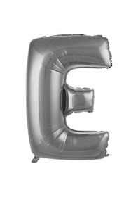 Resim 34" Folyo Harf 76cm "e" Silver / Gümüş Gümüş 