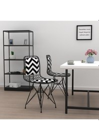 Resim Knsz kafes tel sandalyesi 1 li mazlum syhaldo sırtminderli ofis cafe bahçe mutfak 