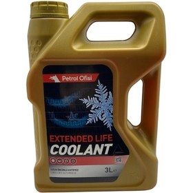 Resim Petrol Ofisi Antıfriz Kırmızı Uzun Ömürlü 3 L N11.541 