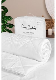 Resim Pierre Cardin Pure Cotton Yorgan Tek Kişilik Beyaz 