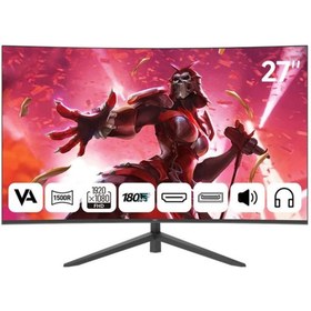 Resim Npc 27" Md270k-v 180hz 1ms Va Fhd Curved Gaming Monitör 